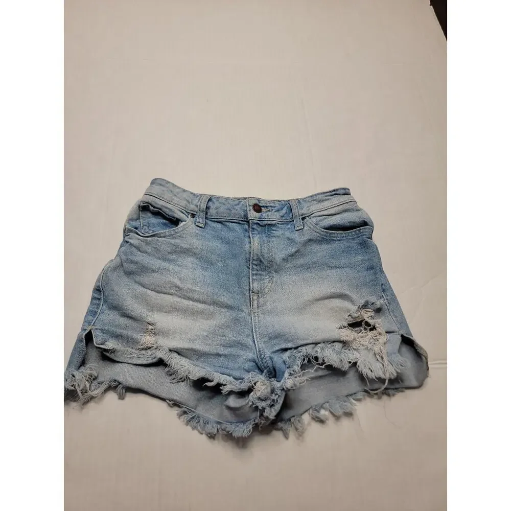 Guess Denim Shorts Womens Size 27 Cut-off High Rise Fray Distressed
